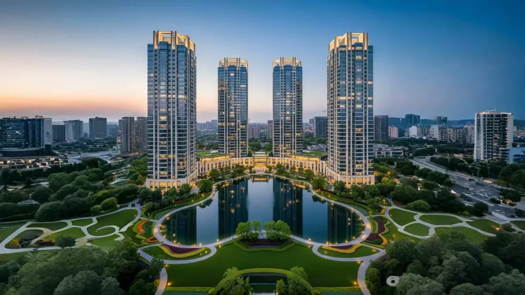 Aipl lake city dwarka expressway view