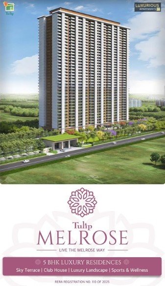 Tulip Melrose Sector 70 Gurgaon on SPR Road